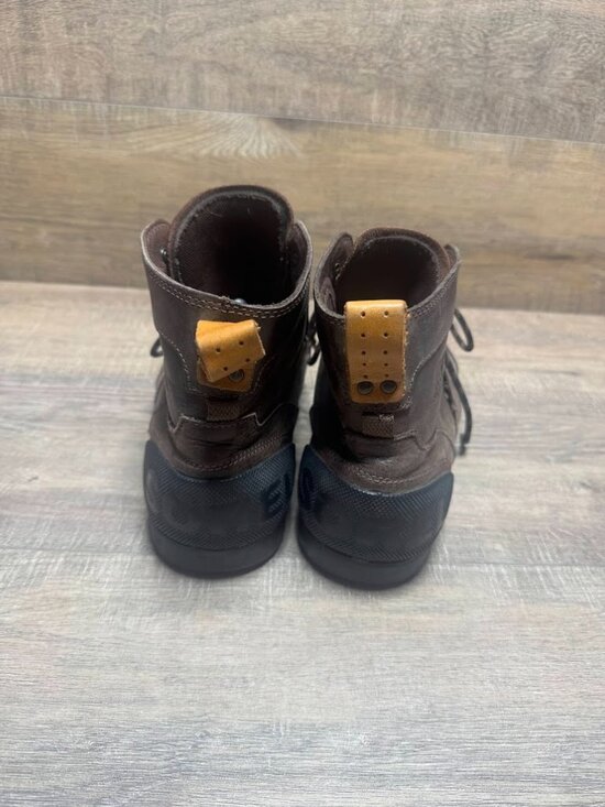 Sorel Ankeny Brown Leather Mid Hiker Boots Men\'s Size 12 main image 8
